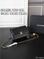 CHANEL WOC 24K ショルダーバック ケース付き 19*12cm - 画像 (4)