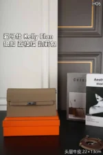 HERMES Kelly Elan 手持ちバッグ ショルダーバッグ ケース付き 22*13CM - 画像 (4)