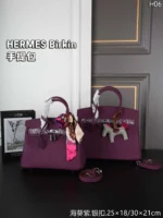 HERMES Birkin ハンドバッグ ショルダーバッグ ケース付き 25*18cm 30*21cm - 画像 (4)