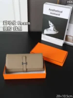 HERMES Bearn 長財布 ケース付き 20*10.5cm - 画像 (4)