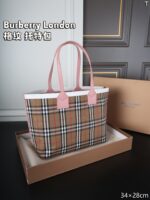 Burberry London トートバッグ ポーチセット 34*28cm - 画像 (5)