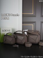 LOEWE Puzzle ショルダーバッグ ケース付き 19*12cm 25*15cm 28.5*18cm - 画像 (11)