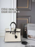HERMES Birkin 25 ハンドバッグ ショルダーバック ケース付き 25*16cm - 画像 (8)