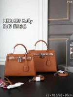 HERMES Kelly ハンドバッグ ショルダーバッグ ケース付き 25*18.5cm 28*20cm - 画像 (4)