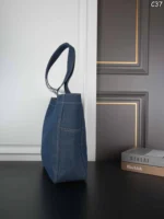 CELINE Cabas Tote デニム トートバッグ 36*36cm - 画像 (4)