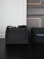 CHANEL 25Bag 25C デニム hoboバック 水筒バック ケース付き 26*21CM - 画像 (6)