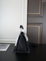 CHANEL デニム トートバッグ ポーチセット 37*29cm 32*33cm - 画像 (4)