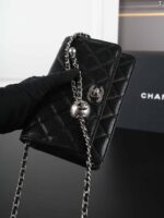 CHANEL WOC 24K ショルダーバック ケース付き 19*12cm - 画像 (6)