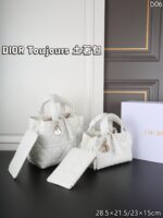 DIOR Toujours トートバッグ ポーチ付き ケース付き 23*15cm 28.5*21.5cm - 画像 (9)