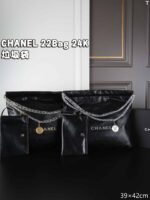 CHANEL 22Bag 24K Tote トートバッグ ポーチ付き ケース付き 39*42cm - 画像 (5)