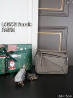 LOEWE Puzzle ショルダーバッグ ケース付き 24*15cm - 画像 (13)