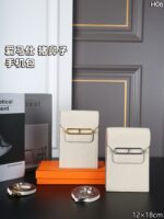 HERMES 携帯ポーチ ケース付き 12*18cm - 画像 (7)