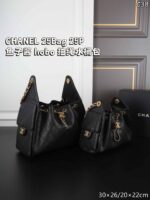 CHANEL 25Bag 25P hobo キャビア 水筒バック ケース付き 20*22cm 30*26cm - 画像 (6)