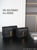 YSL SOLFERINO Box ショルダーバッグ ケース付き 18.5*14cm 23*16cm - 画像 (10)