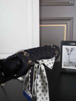 CHANEL cf デニム ショルダーバッグ ケース付き 25*15cm - 画像 (6)