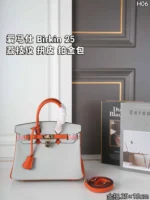 HERMES Birkin 25 ハンドバッグ ショルダーバック ケース付き 25*16cm - 画像 (5)