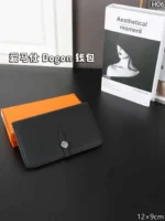 HERMES Dogon 二つ折り財布 ケース付き 12*9cm - 画像 (7)