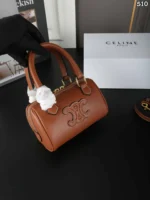 CELINE Cuir Triomphe ハンドバッグ ショルダーバッグ ケース付き 15.5*11cm - 画像 (8)