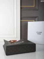 CELINE CabasTriomphe トートバッグ ケース付き 17*21cm 28.5*33cm - 画像 (13)