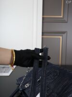 CHANEL デニム トートバッグ ポーチセット 37*29cm 32*33cm - 画像 (7)