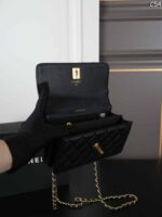 CHANEL 25B キャビア ショルダーバック ケース付き 19*11cm - 画像 (11)