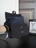 CHANEL cf デニム ショルダーバッグ ケース付き 25*15cm - 画像 (7)