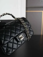 CHANEL Classic Flap CF 26P 羊革 ハンドバッグ ショルダーバッグ ケース付き 20*12cm - 画像 (13)