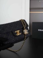 CHANE 26P デニム ショルダーバッグ ケース付き 19*12CM 16*10CM 16*11CM 36*24CM - 画像 (13)