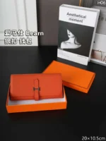 HERMES Bearn 長財布 ケース付き 20*10.5cm - 画像 (8)