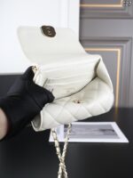 CHANEL 23P Kelly キャビア ハンドバッグ ショルダーバック ケース付き 15*12cm 18.5*10cm - 画像 (17)