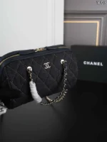 CHANE 26P デニム ショルダーバッグ ケース付き 19*12CM 16*10CM 16*11CM 36*24CM - 画像 (6)