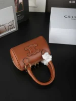 CELINE Cuir Triomphe ハンドバッグ ショルダーバッグ ケース付き 15.5*11cm - 画像 (11)