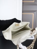 CHANEL 23P Kelly キャビア ハンドバッグ ショルダーバック ケース付き 15*12cm 18.5*10cm - 画像 (12)