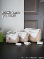 LOEWE Puzzle ショルダーバッグ ケース付き 19*12cm 25*15cm 28.5*18cm - 画像 (21)