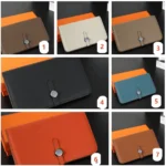 HERMES Dogon 二つ折り財布 ケース付き 12*9cm