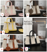 HERMES Garden Party ハンドバッグ ショルダーバック ケース付き 19*15cm