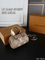 LV SPEEDY NANO ハンドバッグ ショルダーバック ケース付き 16.5*10CM - 画像 (4)