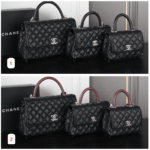 CHANEL 23A Coc ハンドバッグ ショルダーバック ケース付き 18*12cm 23*13cm 29*17cm
