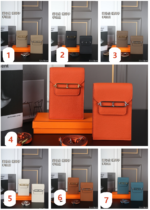 HERMES 携帯ポーチ ケース付き 12*18cm