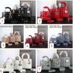 DIOR Lady Dior ショルダーバック ケース付き 17*14cm 20*17cm 24*20cm