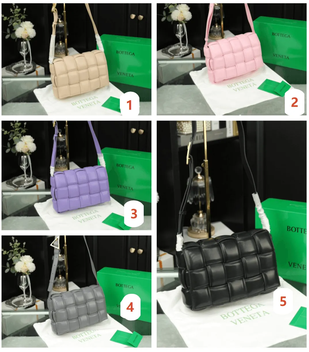 8d8533b3-8d83-46f8-8092-49e0e67aecac BV ショルダーバッグ ケース付き 26*18cm - 画像 (1)