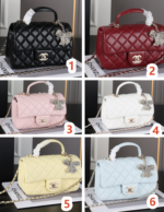 CHANEL 25B ハンドバッグ ショルダーバック ケース付き 19*12cm