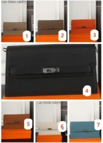 HERMES Kelly Elan 手持ちバッグ ショルダーバッグ ケース付き 22*13CM