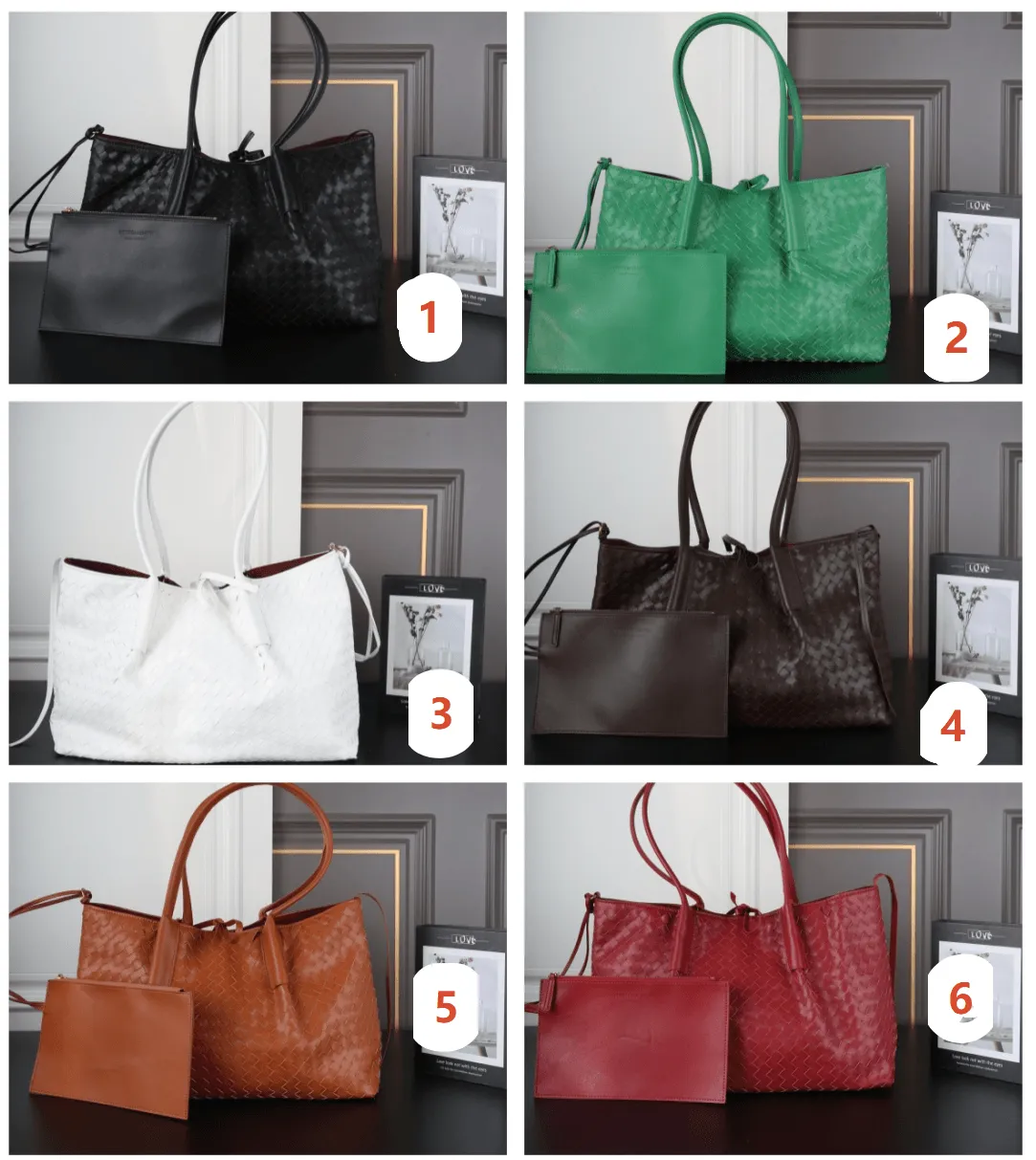 cd47e72d-3c95-4853-85f4-50842985c748 Bottega Veneta Pinacoteca Intrecciato トートバッグ ポーチセット ケース付き 39*25cm - 画像 (1)