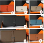 HERMES Bearn 長財布 ケース付き 20*10.5cm