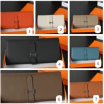 HERMES Bearn 長財布 ケース付き 20*10.5cm