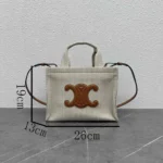 CELINE キャンバス トートバッグ 26*19*13cm - 画像 (10)