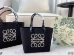 LOEWE anagram tote 刺繡 トートバッグ ケース付き 23*22cm 27*25cm - 画像 (15)