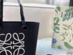 LOEWE anagram tote 刺繡 トートバッグ ケース付き 23*22cm 27*25cm - 画像 (8)