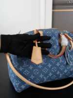LV Speedy BANDOULI デニム ハンドバッグ ショルダーバック ケース付き 30*22cm - 画像 (9)
